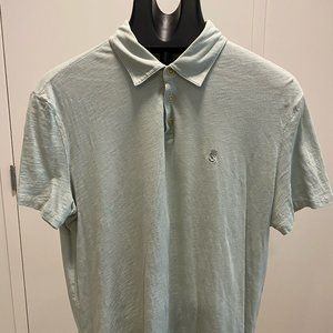 John Varvatos Beige Polo T-Shirt